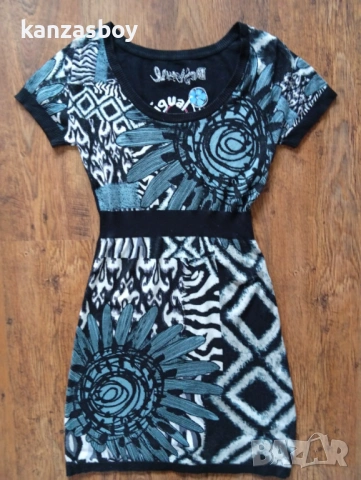 DESIGUAL women's knit dress - дамска рокля, снимка 5 - Рокли - 53574683