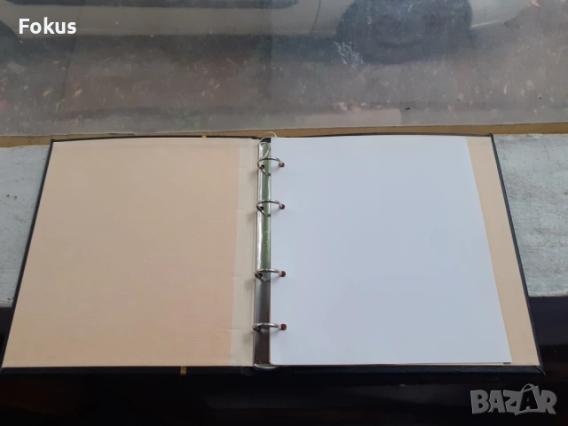 Луксозен кожен немски албум класьор, снимка 2 - Антикварни и старинни предмети - 53370922