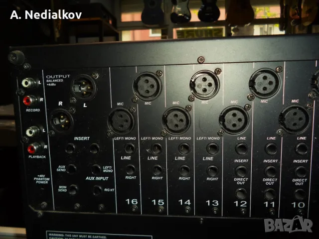 Studiomaster 162BPX audiomixer, снимка 8 - Ресийвъри, усилватели, смесителни пултове - 49895879