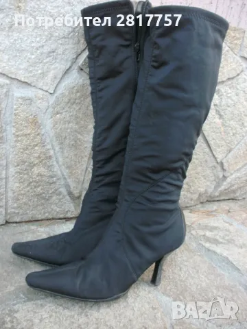 Дамски ботуши с висок ток - елегантни Nine West !, снимка 9 - Дамски ботуши - 48339131