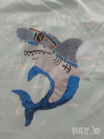 Детски тениски с паети -7г, снимка 2 - Детски тениски и потници - 44350204