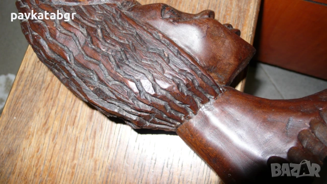 Африканска фигура, снимка 7 - Антикварни и старинни предмети - 53069841