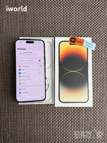100% Battery 🔋❗️iPhone 14 Pro MAX ❗️Лизинг от 19€/мес Gold 📛 златен 128Gb 📛 , снимка 13 - Apple iPhone - 53632999