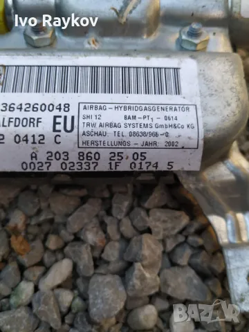 AIRBAG врата преден ляв 203 860 25 05 за MERCEDES-BENZ C-CLASS седан (W203) C 320 CDI, снимка 2 - Части - 48741582