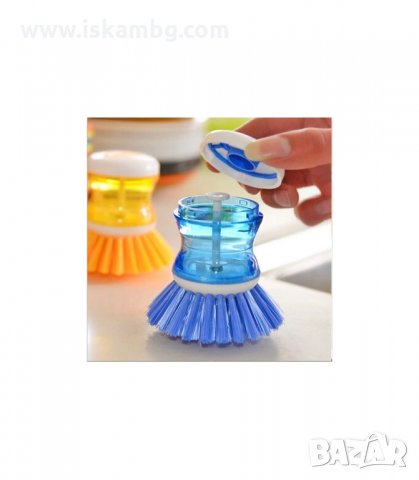 ДОМАКИНСКА ЧЕТКА ЗА МИЕНЕ С КОНТЕЙНЕР ЗА ПРЕПАРАТ - код 1993, снимка 6 - Аксесоари за кухня - 33966469