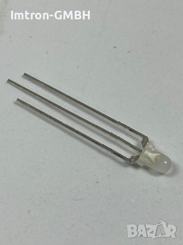 Светодиод  L-115WEGW  3-пинов LED; 3mm; червен/зелен; 60° 2,2÷2,5V