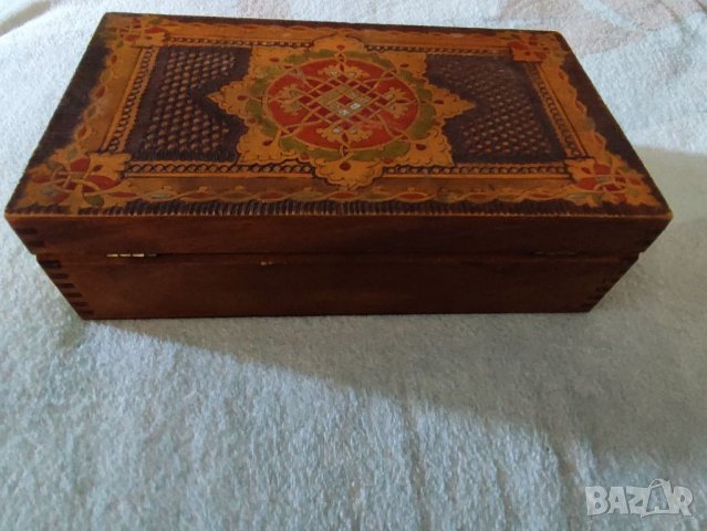 Войнишка пирографирана кутия от соца. , снимка 3 - Колекции - 35691299