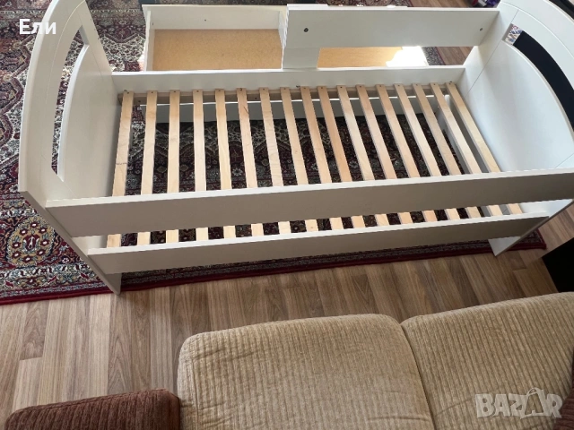 Детско дървено легло 70/140 с чекмедже, снимка 9 - Други - 53522124