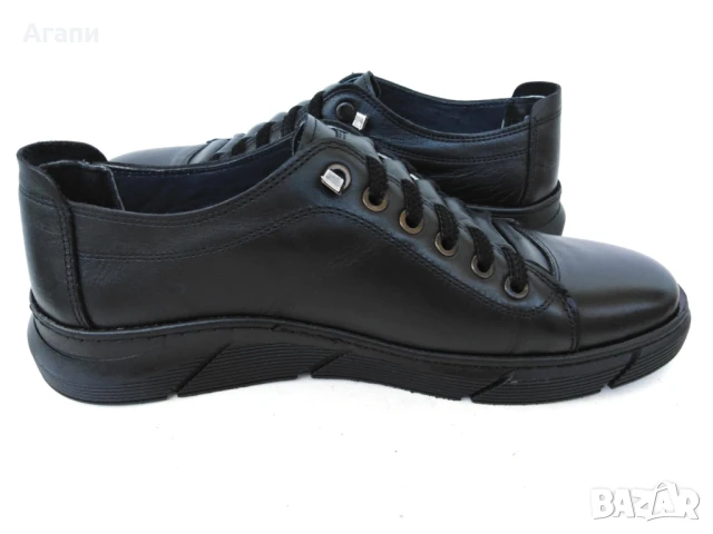 Уникални мъжки обувки № 44 естествена кожа нови, снимка 3 - Ежедневни обувки - 51260247