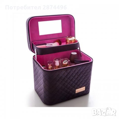 2164 куфарче за козметика и гримове с огледалце, снимка 6 - Подаръци за жени - 35794768