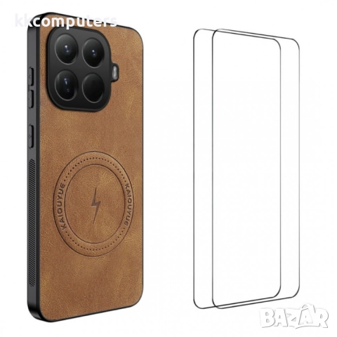 Xiaomi 15T Pro Магнитен Калъф WANLONFENG [2бр. Протектори] | SD Series | PC+TPU | MagSafe, 4 Цвята, снимка 4 - Калъфи, кейсове - 52365723