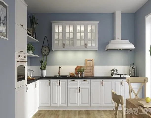 Горни шкафове за кухня Michelle. Бял , снимка 2 - Шкафове - 49769303