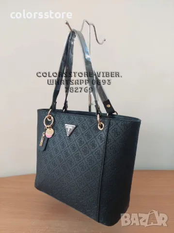 Черна чанта Guess-SG78U, снимка 2 - Чанти - 47406885