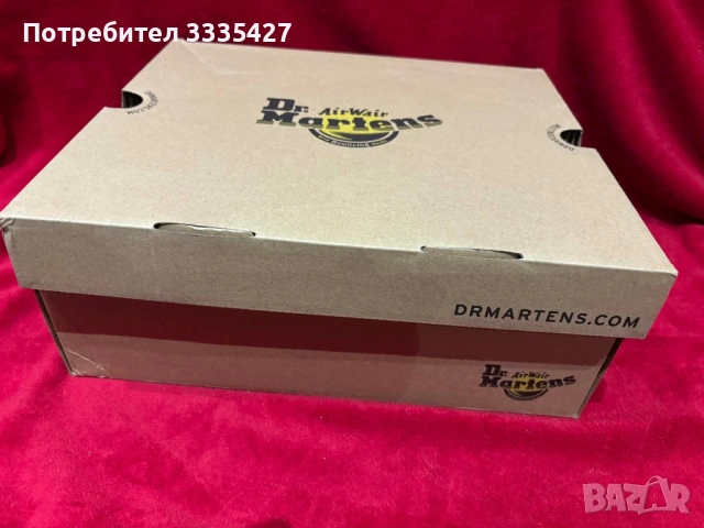 Боти Dr. Martens Black Sinclair Milled Nappa Leather, снимка 4 - Дамски боти - 53144432