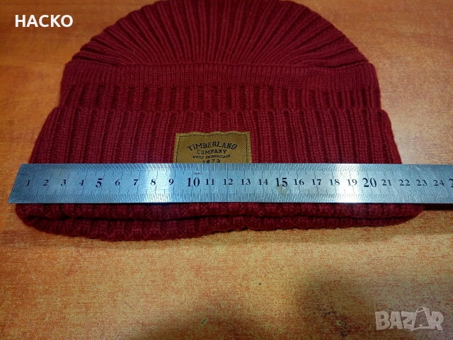 ЗИМНА ШАПКА TIMBERLAND 100% ОРИГИНАЛНА ВНОС ОТ АНЛГИЯ, снимка 7 - Шапки - 52891964