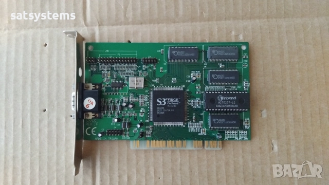 Видео карта S3 Virge Sparkle SP765 REV:F 2MB PCI