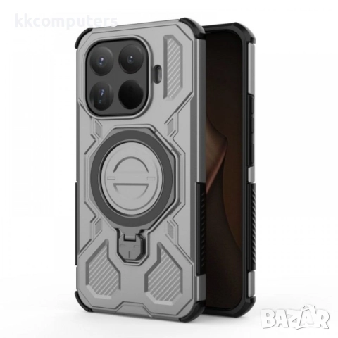 Защитен калъф за Xiaomi 15T Pro със Стойка + 2бр Протектори за Екран | WANLONFENG | Усилена защита, , снимка 3 - Калъфи, кейсове - 52366084