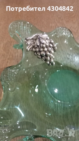 Стъклена купа , снимка 2 - Чинии - 52230912