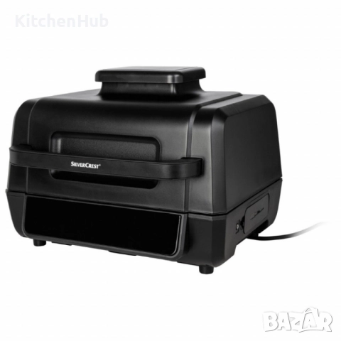 Уред 2 в 1 SilverCrest Air Fryer with Grill – хрупкаво, вкусно и без мазнина, снимка 8 - Уреди за готвене на пара - 52123187