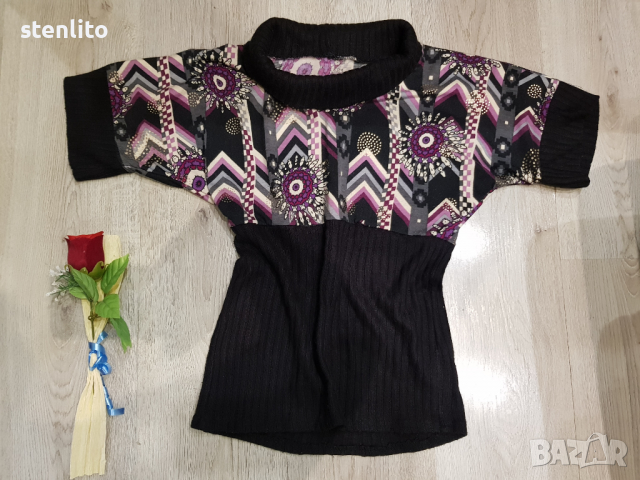 Дамска блуза размер S-М, снимка 3 - Блузи с дълъг ръкав и пуловери - 36212708