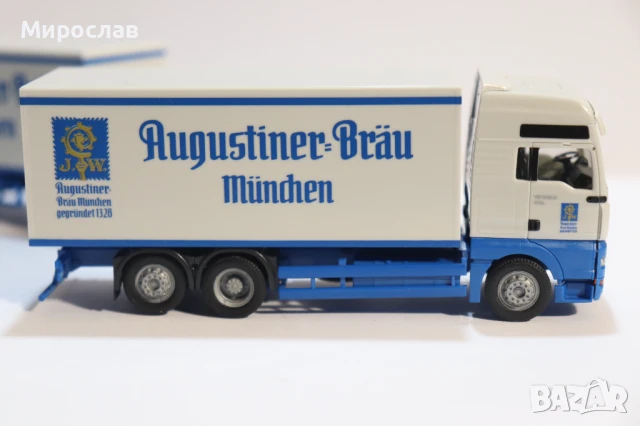 HERPA H0 1/87 MAN TGA ВЛЕКАЧ МОДЕЛ КАМИОН ТИР, снимка 6 - Колекции - 50687179