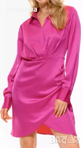 Мини Розова рокля, снимка 2 - Рокли - 50196476