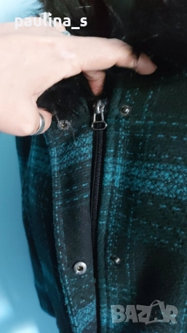 Два броя / Марково палто в каре "Hydraulic the blue jean standard" и "Yessica  , снимка 18 - Палта, манта - 48941993