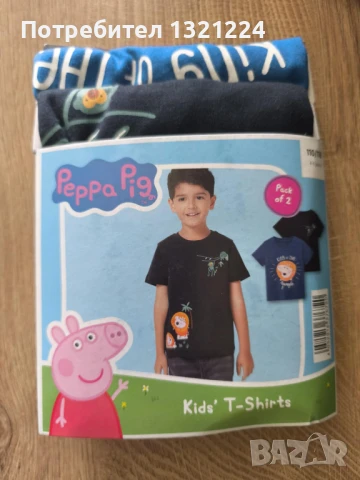 НОВО! Комплект от 2 блузи, момче, общо 5 лв, 110/116 р-р