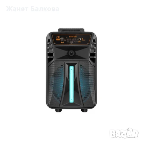 Преносима Bluetooth 8″ тонколона с микрофон и дистанционно управление, снимка 2 - Тонколони - 49214470