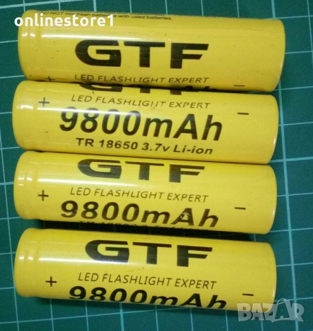 18650 Li-Ion батерия 9800 mAh акумулаторна батерии 3.7 V , снимка 1
