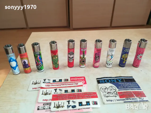 CLIPPER-КОЛЕКЦИЯ ОТ 10БР ЗАПАЛКИ-ЛОТ 1 2012241735