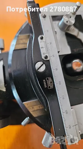 Ретро немски Бинокулярен микроскоп Carl Zeiss Jena 374263, работещ, с окуляри и обективи, снимка 3 - Лаборатория - 55977514