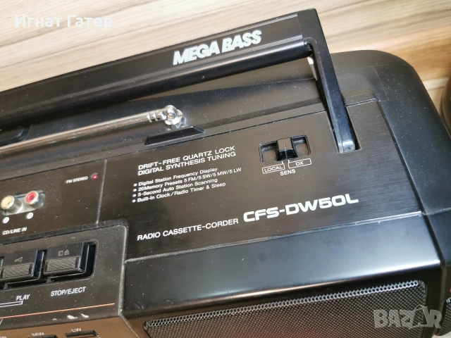 Sony CFS-DW50L, снимка 2 - Радиокасетофони, транзистори - 53150933