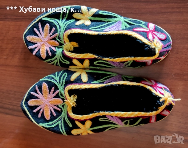 💥ИзГоДнО 💥Дамски чехли 4 вида - черни , с апликация, кожени и везани чехли., снимка 14 - Чехли - 41379044