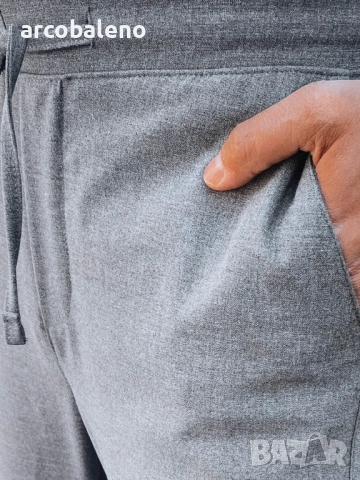 Мъжки тъмносиви панталони , снимка 4 - Панталони - 53037675
