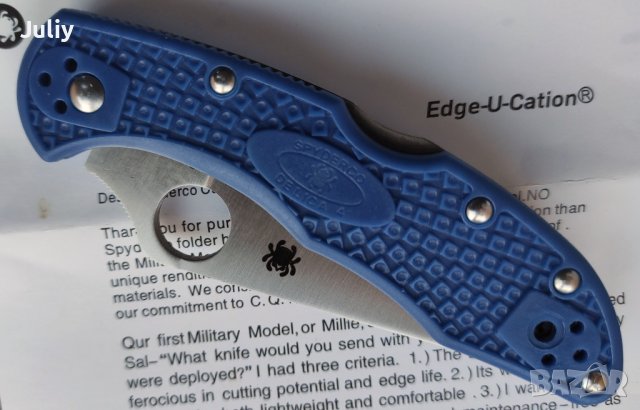 Spyderco Delica 4, снимка 17 - Ножове - 39228369