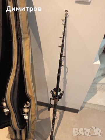 Продавам комплект три броя и калъф телекарп fl magic с макари fl xt 14000, снимка 11 - Въдици - 53604196