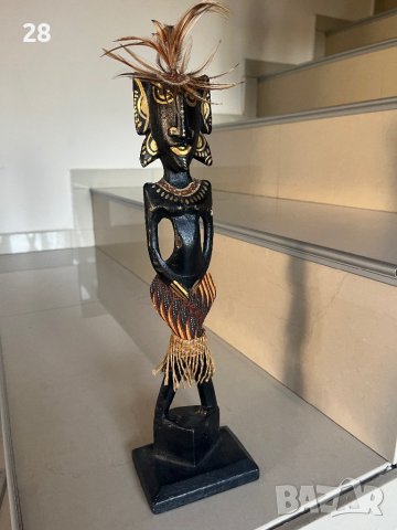 Дървена статуетка ръчна изработка, снимка 1