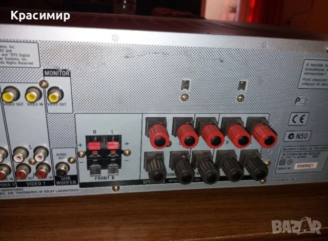 Ресивър Sony STR-DE 497, снимка 10 - Ресийвъри, усилватели, смесителни пултове - 52556351