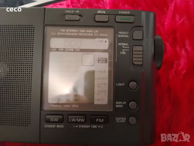 Sony -Световно радио, снимка 3 - Радиокасетофони, транзистори - 47450086