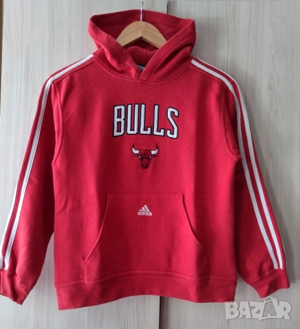 NBA / Chicago Bulls / Adidas - детски суичър с качулка Hoodie