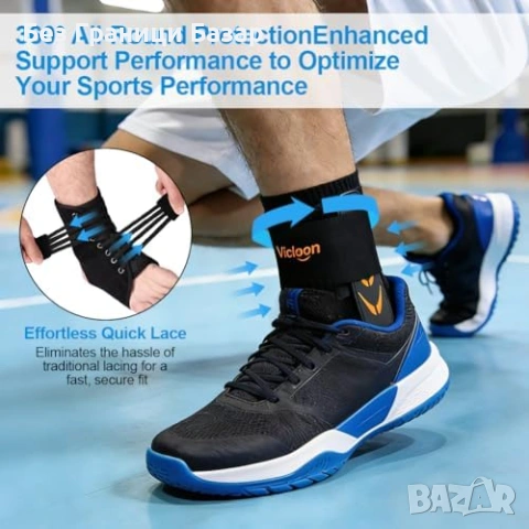 Нова Регулируема ортеза за глезен странични стабилизатори за спорт бягане, снимка 7 - Други - 53694106