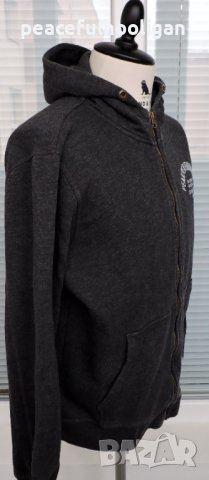 Peak Performace Men`s Full Zipped Grey Long Sleeve Hoodie Size L, снимка 7 - Суичъри - 44340820