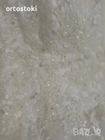 Булчинска рокля и воал, снимка 3 - Сватбени рокли - 47480309