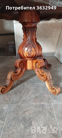 масивна маса, снимка 2 - Антикварни и старинни предмети - 52950110