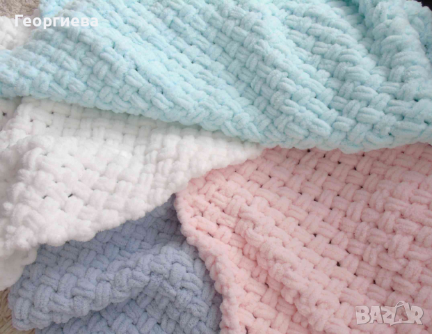 Бебешки одеялца от Ализе Пуфи, снимка 4 - За бебешки колички - 36223065