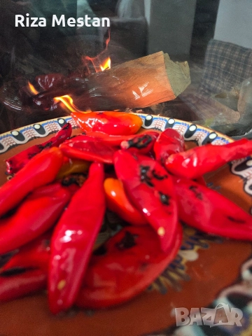 Пукана маринована чушка рибка-домашно!