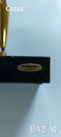 Термометър на мраморна поставка за химикалки, снимка 2 - Колекции - 34026504