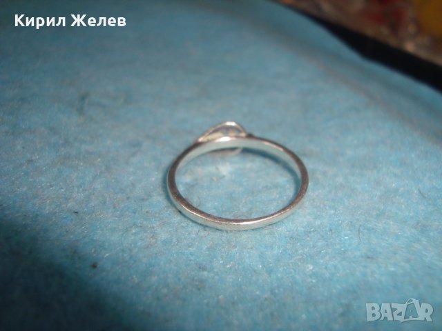 ЛИСТОВИДНО СРЕБЪРНО АРТ НУВО ПРЪСТЕНЧЕ ВИСОКА ПРОБА СРЕБРО МАЙСТОРСКИ СТАР ФЛОРАЛЕН ПРЪСТЕН 25683, снимка 6 - Пръстени - 35884570