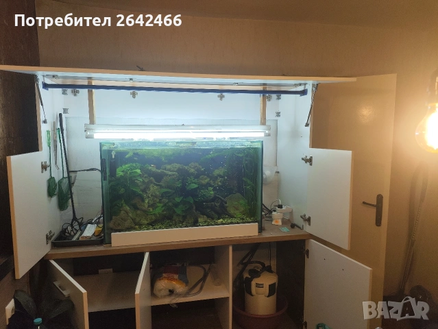 Продавам аквариум , снимка 2 - Аквариуми - 53404195